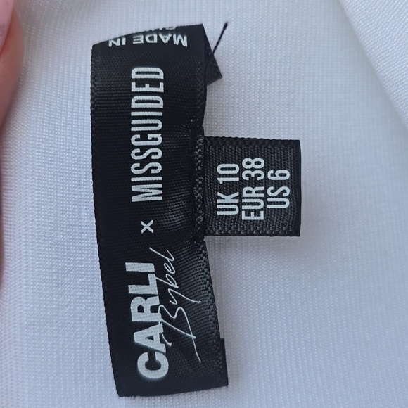 Carli Bybel x Missguided bandage diamante trim stirrup legging white 6 - Picture 11 of 13